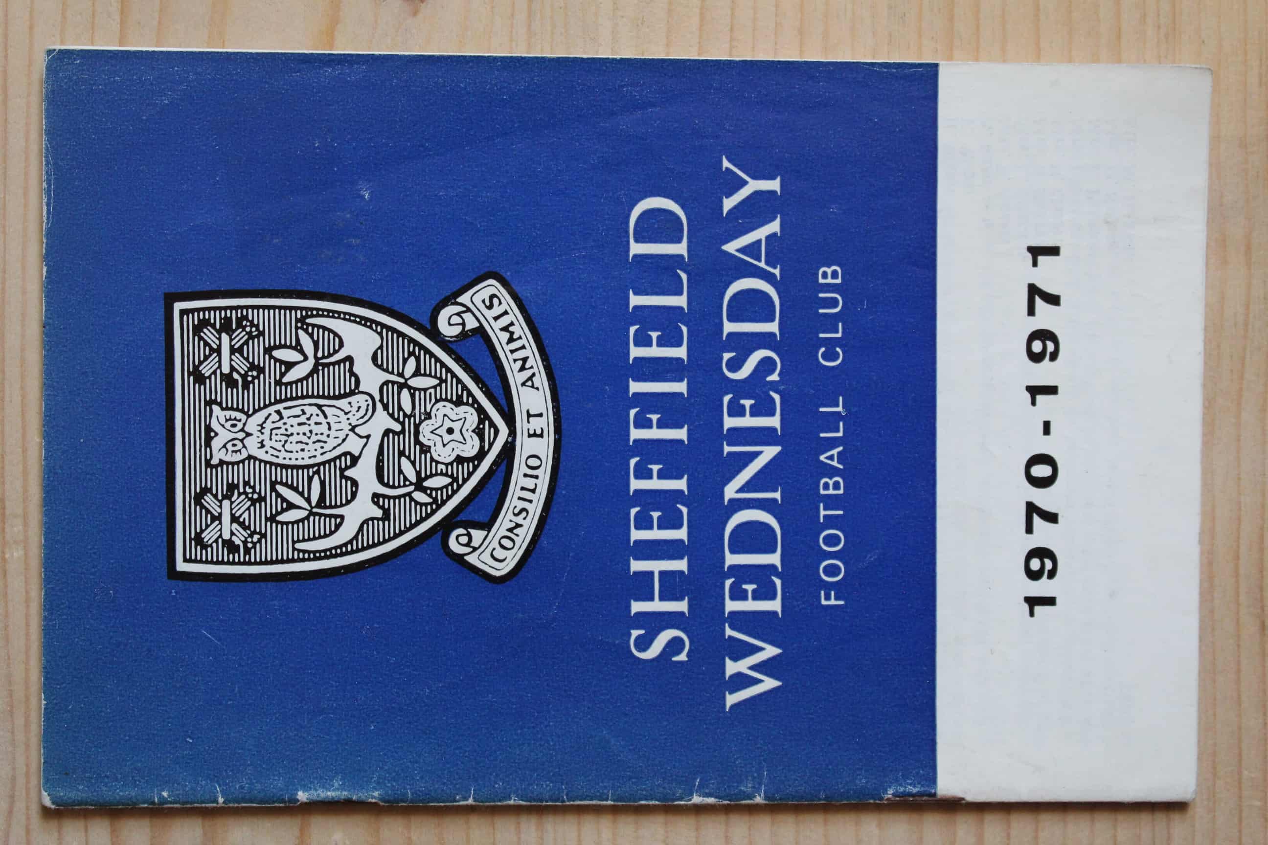 Sheffield Wednesday Handbook/Yearbook v Sheffield Wednesday Handbook/Yearbook